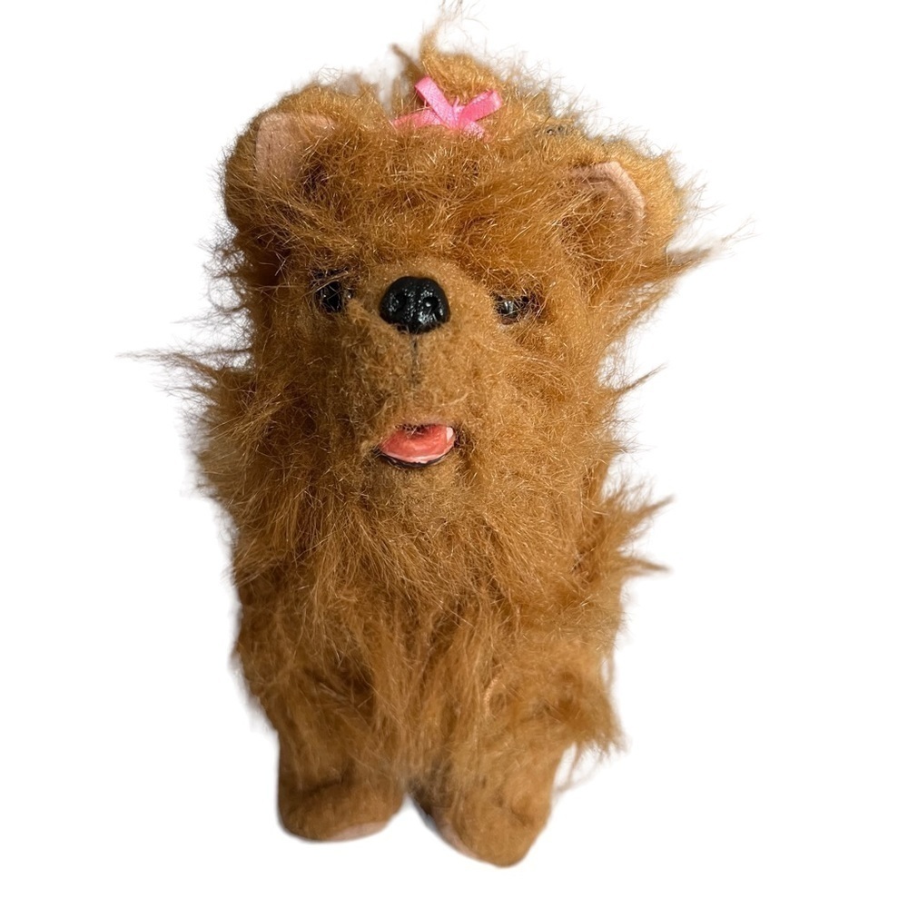 HASBRO FURREAL FRIENDS INTERACTIVE Brown Pomeranian Dog Bow Rare 2008.